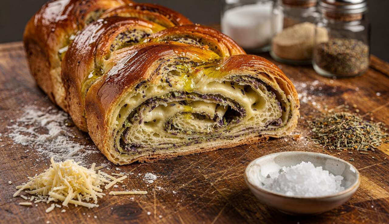 Recette de babkas aux herbes et fromage : délice fromager à savourer