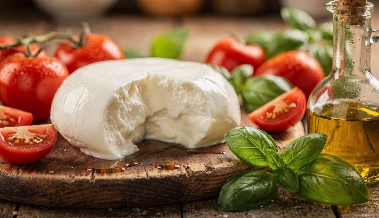 Mozzarella di Bufala : origine, calories et Recettes