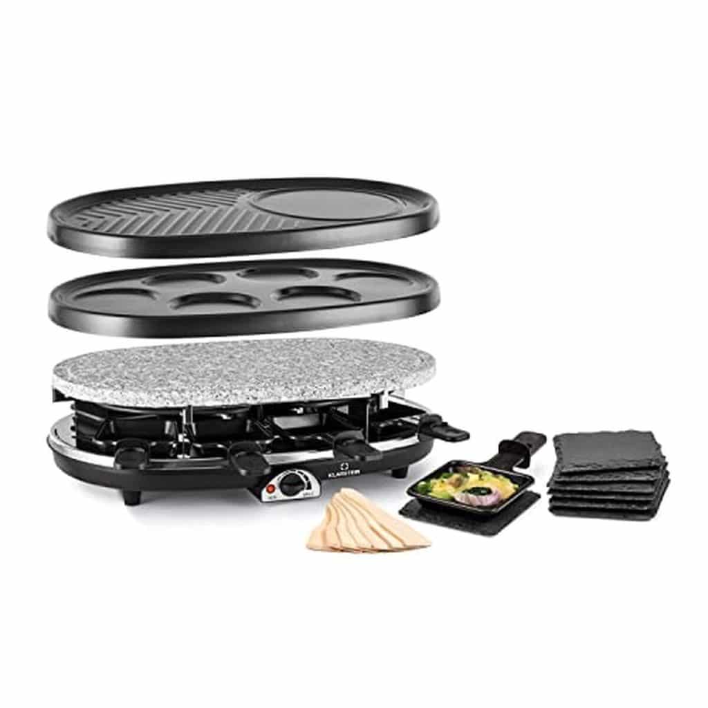 Test : klarstein Steaklette 1500W, grill raclette multifonction pour 8 personnes