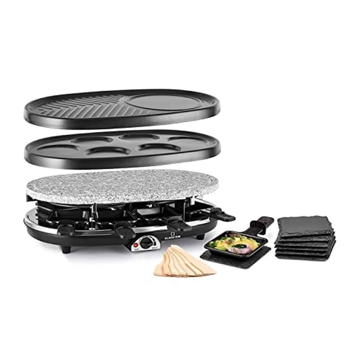 Test : klarstein Steaklette 1500W, grill raclette multifonction pour 8 personnes