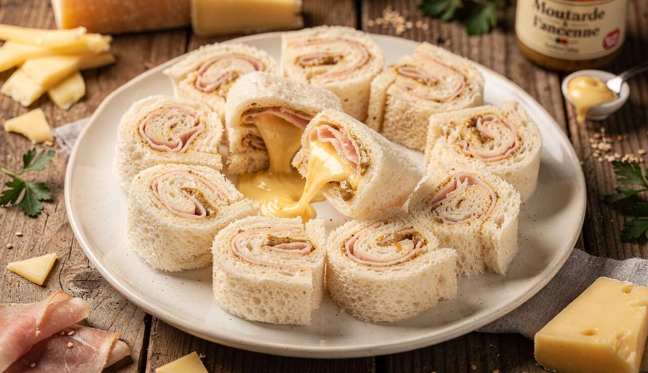 Makis de pain de mie au fromage à raclette : recette originale à tester