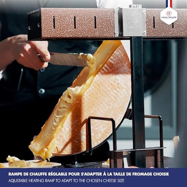 Découvrez l'efficacité de l'appareil à raclette Alpage® Signature de Louis Tellier. Idéal pour les professionnels et les familles en quête de performance.