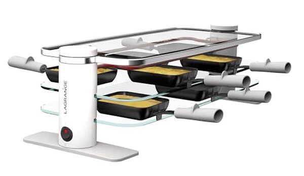 Découvrez l'appareil à raclette Lagrange 1200 W : idéal pour vos soirées gourmandes à 10 personnes. Performance et convivialité au rendez-vous  !