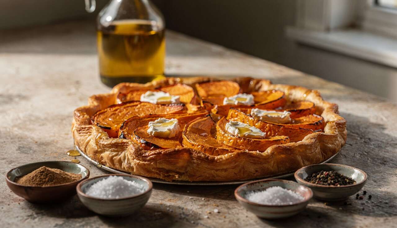 Recette de Tarte d'Hiver à la Courge Butternut : délice Savoureux