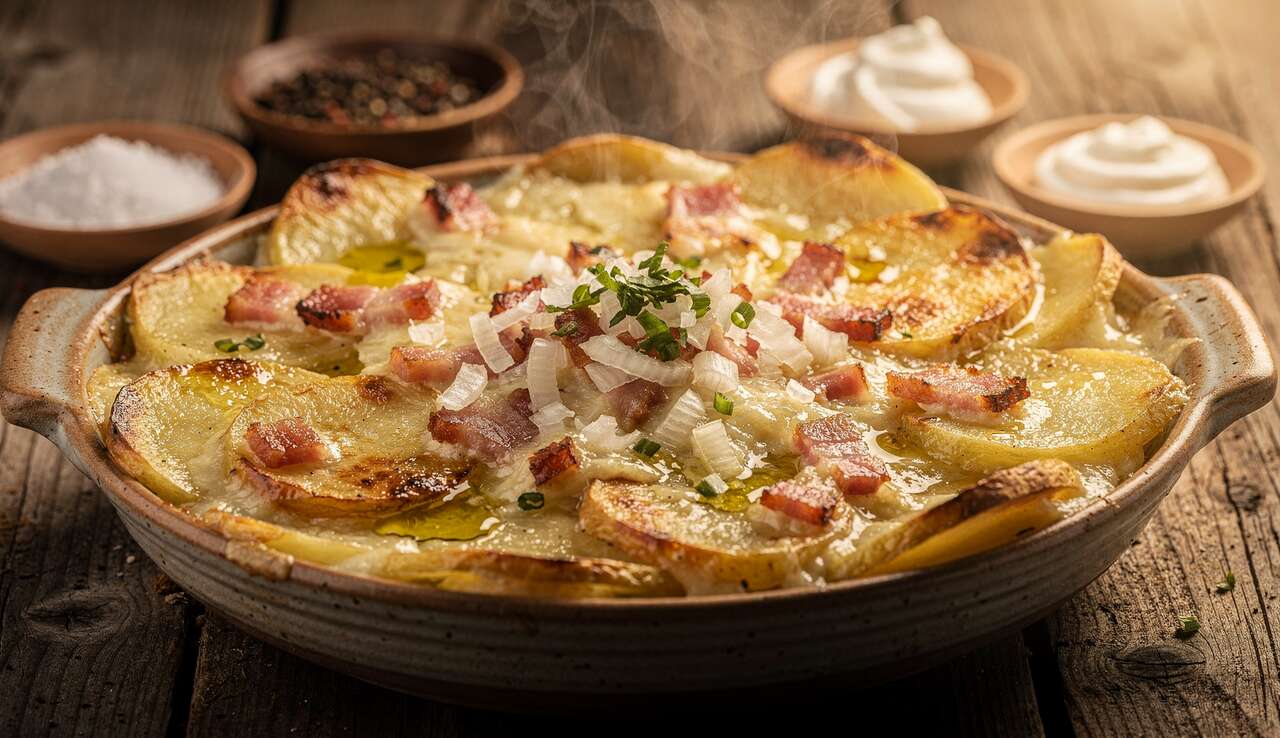Tartiflette au Munster : recette savoureuse