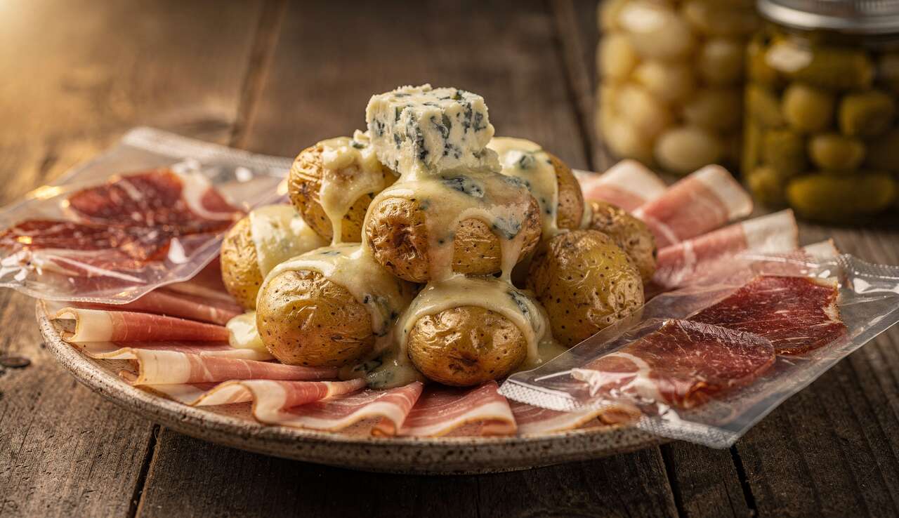 Recette : raclette au fromage bleu