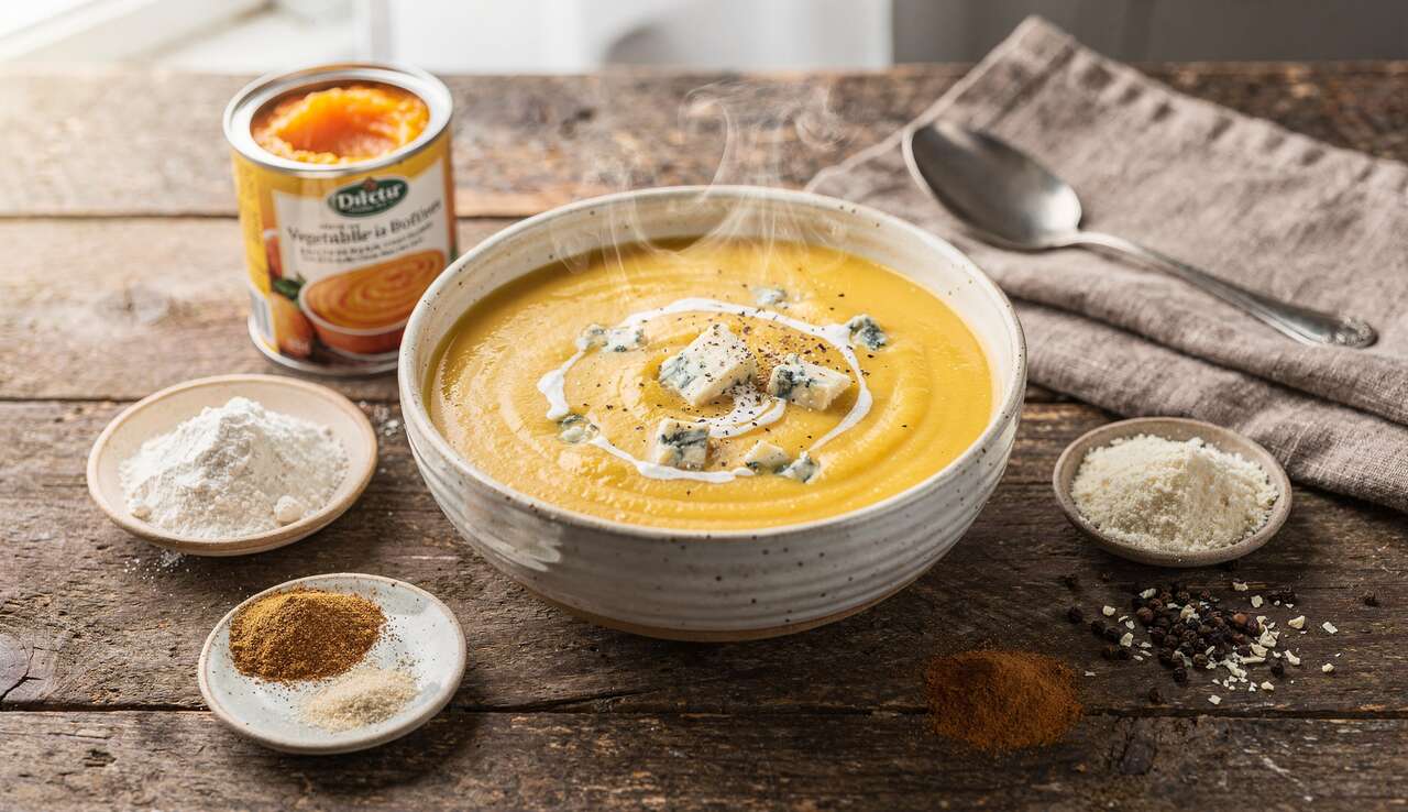 Recette de soupe à la courge et au bleu : un délice crémeux