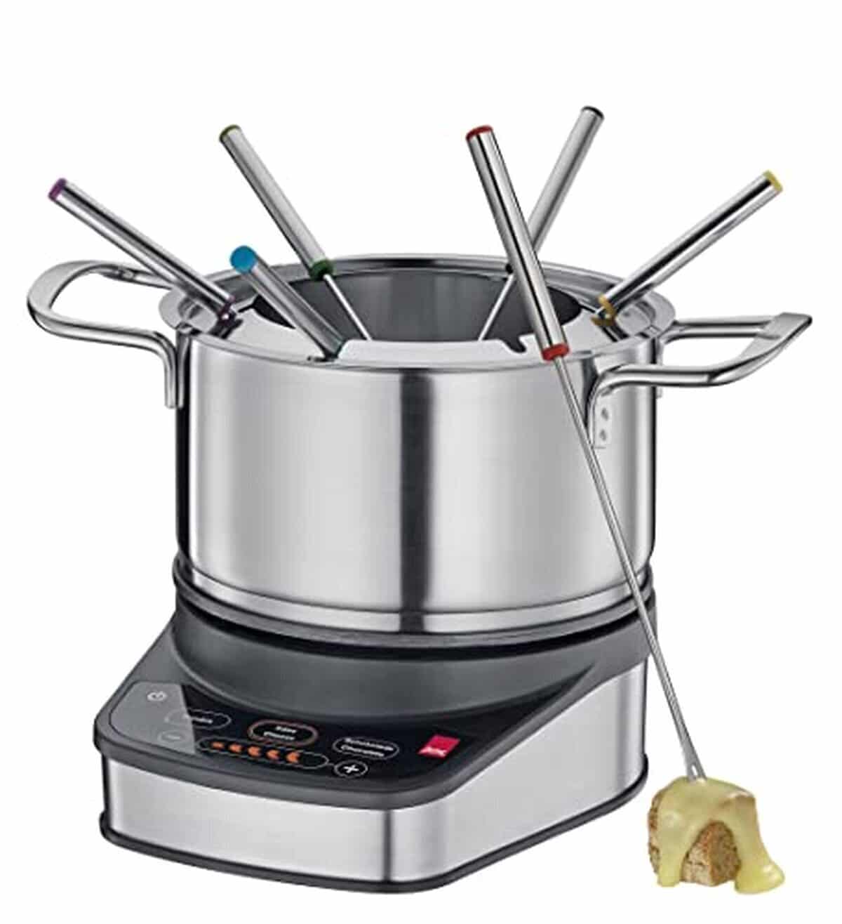 Test du kit de fondue électrique Spring pour 6 personnes : régulation optimale de la température