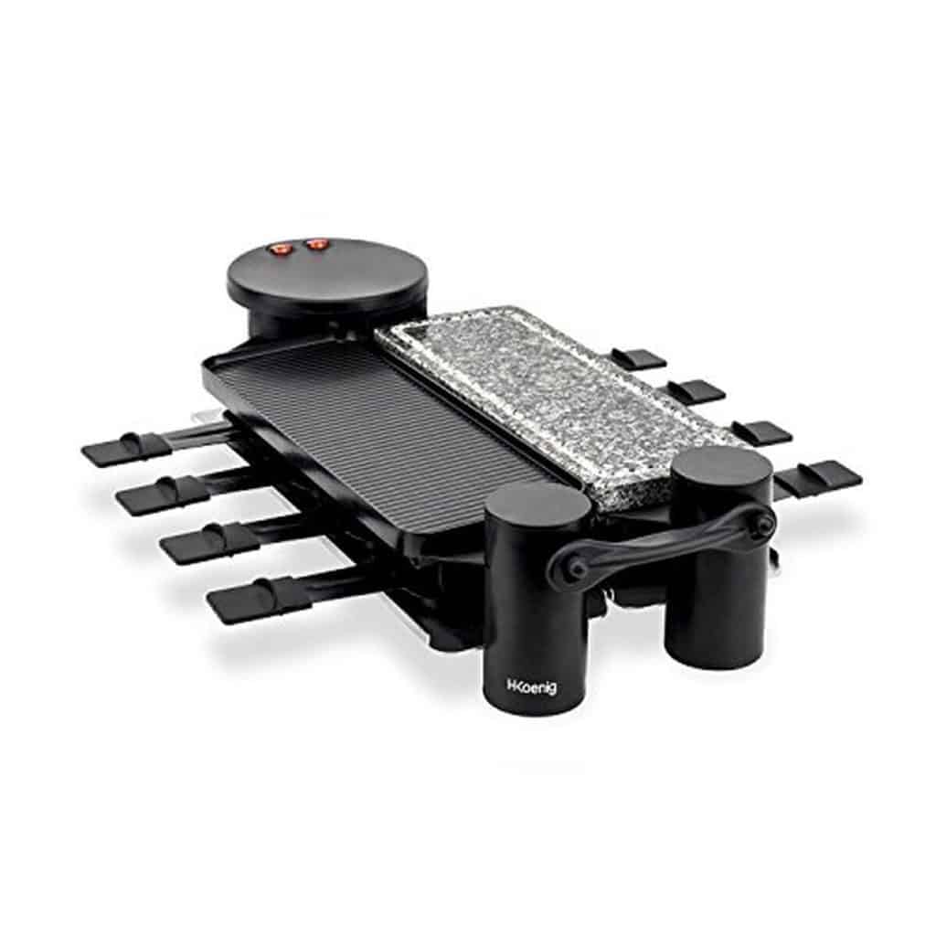 Test H.Koenig RP360 : raclette multifonction pour 8 personnes
