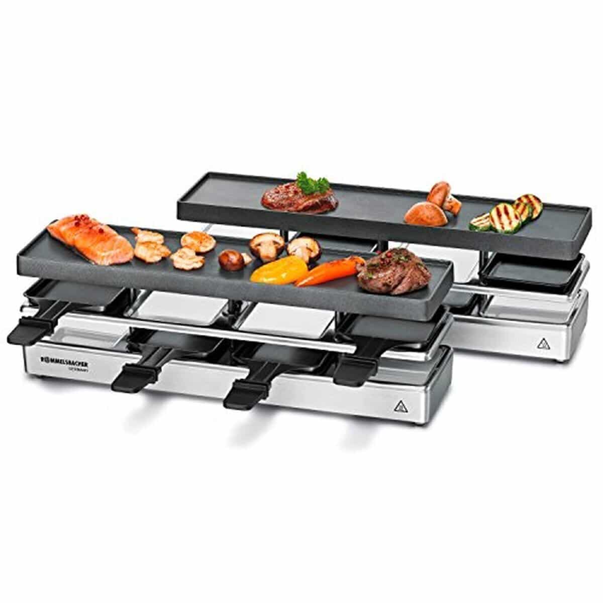 Test : raclette ROMMELSBACHER RC 1600 fun pour 8 personnes