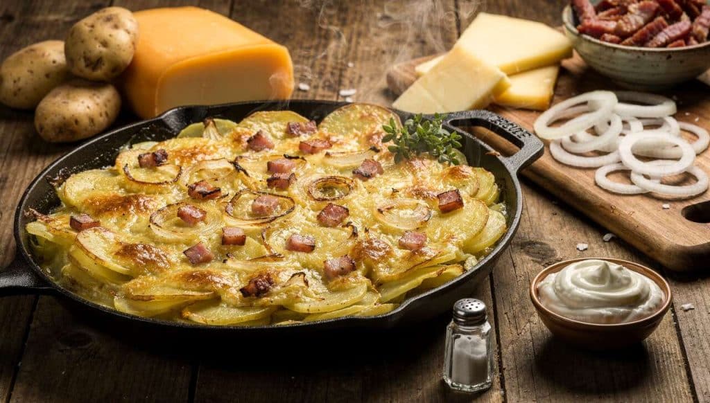 Gratin de pommes de terre façon raclette : la recette incontournable