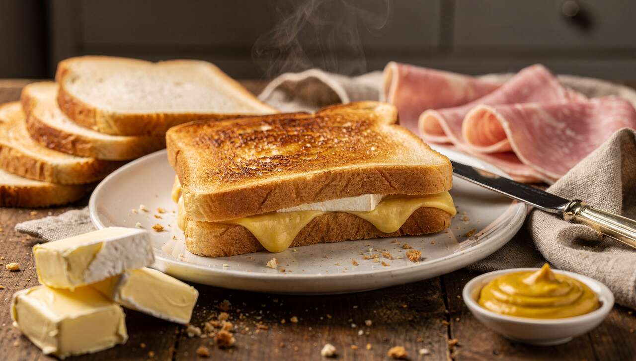 Recette de croque-monsieur au Maroilles