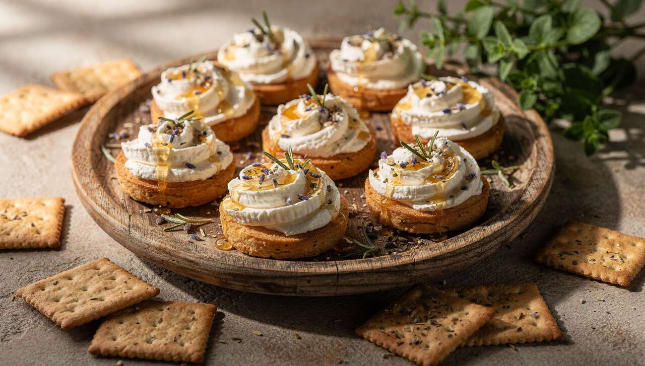 Canapés au fromage de chèvre frais : recette facile et printanière