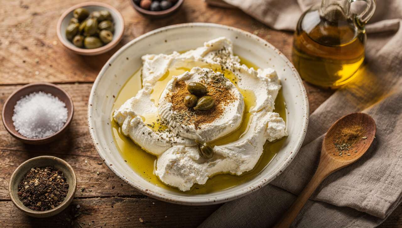 Recette de dip grec au fromage de chèvre frais