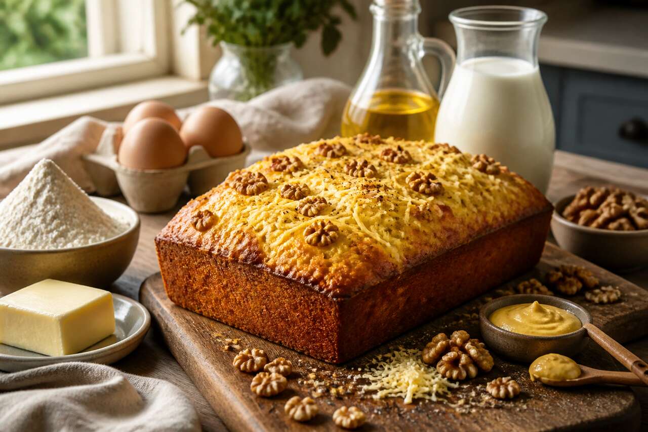 Recette de cake au Cantal : une douceur fromagère irrésistible