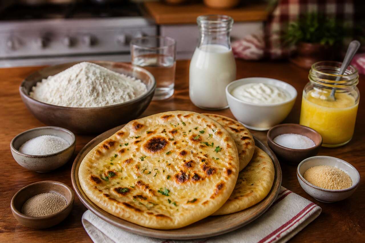 Recette facile de cheese naan maison