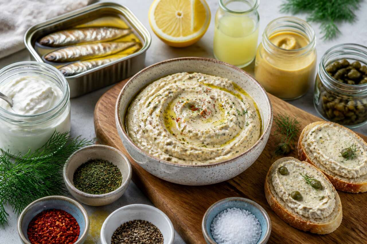 Rillettes de sardine au fromage frais : recette savoureuse