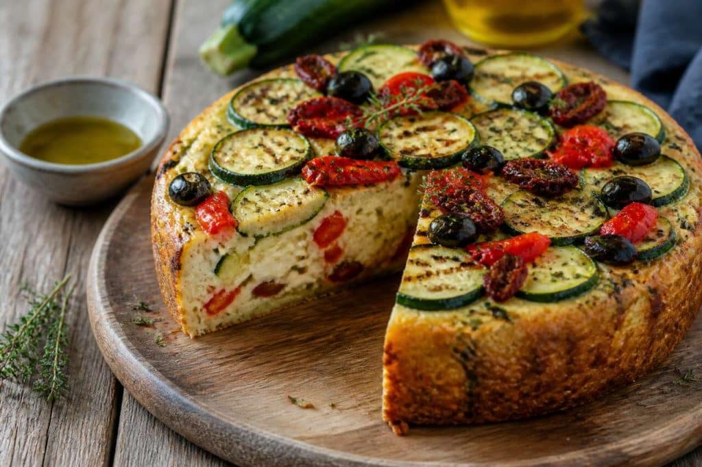 Recette : cake aux légumes d'été et fromage de chèvre