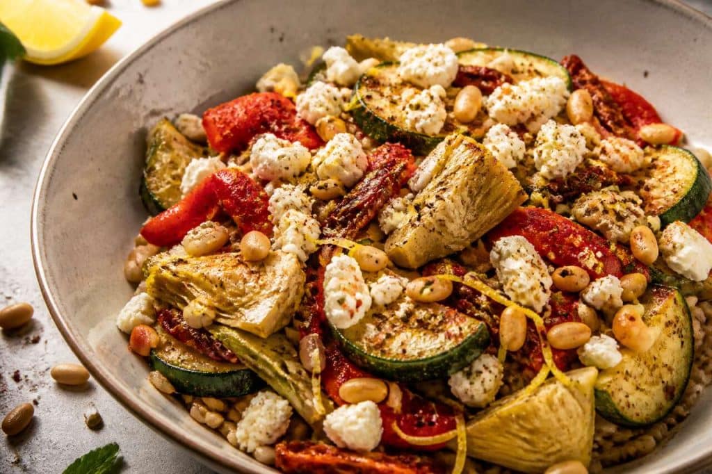 Recette : pilaf d'Épeautre aux Légumes d'Été et Fromage