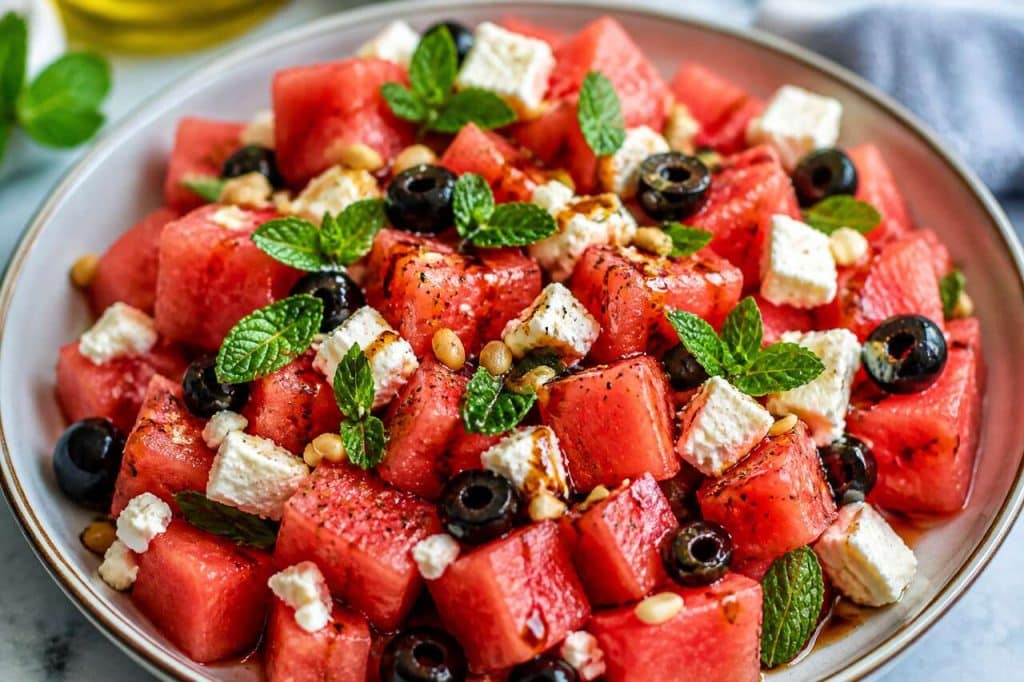 Salade pastèque feta : fraîcheur estivale