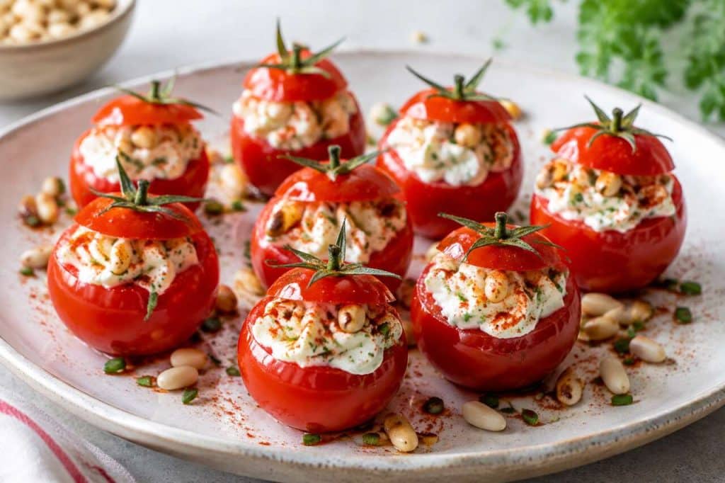 Recette de tomates cerises surprises au fromage frais