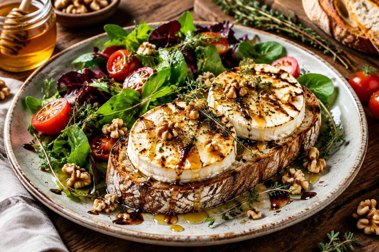 Chèvre chaud au barbecue : recette gourmande
