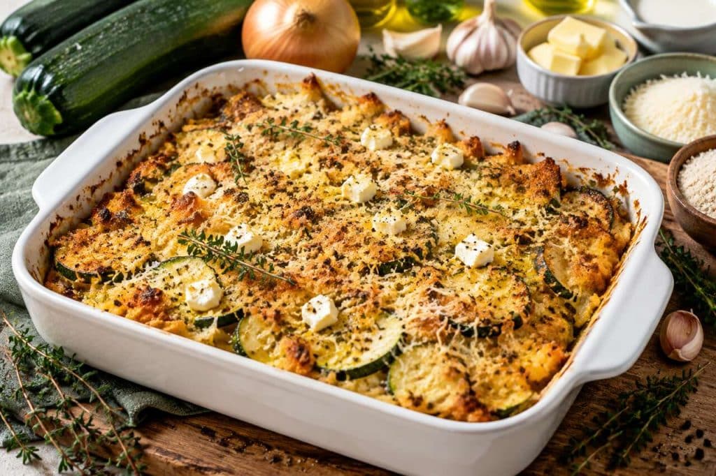 Recette Crumble Courgettes Parmesan