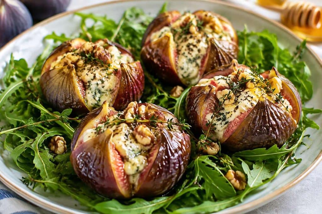 Recette : figues Gratinées au Bleu